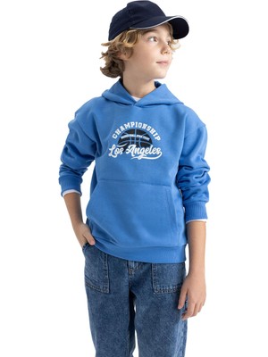 Frefly Store Defacto Erkek Çocuk Regular Fit Kapüşonlu Sweatshirt