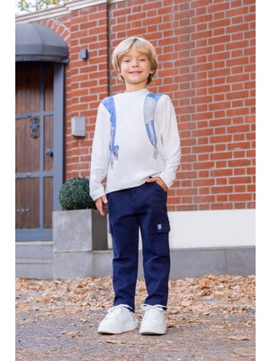 Frefly Store Kaykaylı Sırt Çantası Baskılı Uzun Kollu Tişört