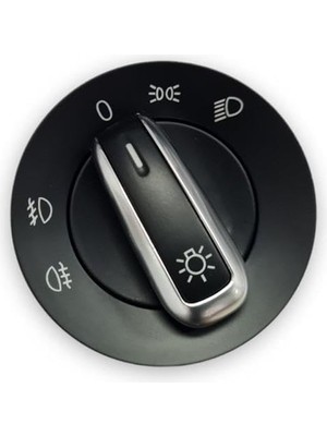 Frefly Store Far Anahtarı Ön Arka Sisli Krom 3C8941431C Vw Passat B7 ile Uyumlu 2011-2014