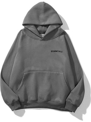 Frefly Store Tarzsokak Unisex 303 Essential Sweatshirt Gri, Gri-4, M
