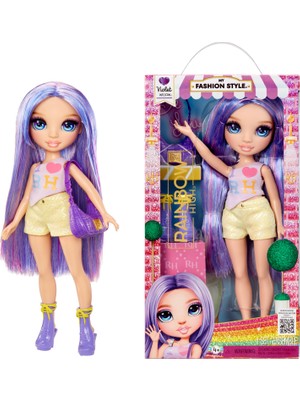 Frefly Store Rainbow High Violet - Benim Moda Stilim Serisi Bebeği