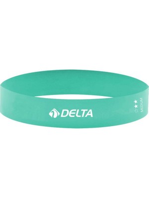 Frefly Store Delta Spor Latex Aerobik Pilates Direnç Egzersiz Bandı Squat Çalışma Lastiği,turkuaz,orta