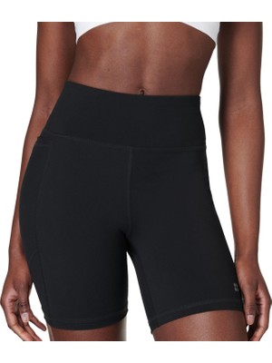 Frefly Store Sweaty Betty Zero Gravıty 6 Runnıng Short, Xs, SB9206R-001, Black, Kadın