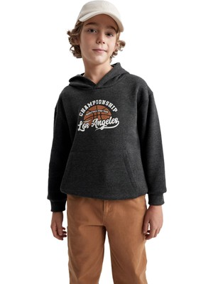 Frefly Store Defacto Erkek Çocuk Regular Fit Kapüşonlu Sweatshirt