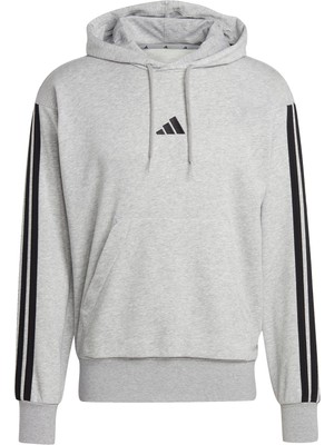 Frefly Store Adidas M 3s Ft Hd Erkek Hooded Sweat, Medium Grey Heather/black, M