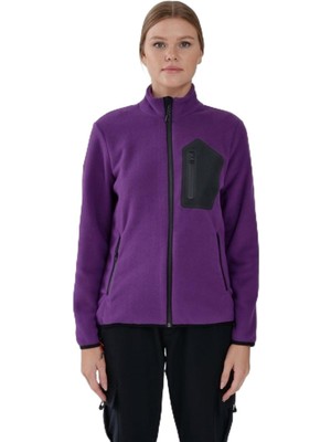 Frefly Store Exuma Kadın Tam Fermuarlı Polar 2322003,MOR Xxl