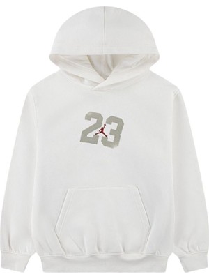 Frefly Store Nike Jordan Street Champ Po Erkek Çocuk Sweatshirt 95F428 95F428-782, 8-10 Yaş