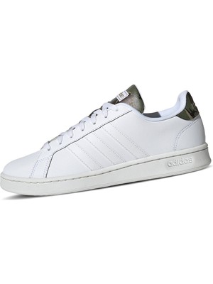Frefly Store Adidas Üniseks Grand Court Shoes (Low), Ftwwht Ftwwht Crywht, 45 1/3 Eu