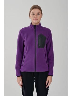 Frefly Store Exuma Kadın Tam Fermuarlı Polar 2322003,MOR M
