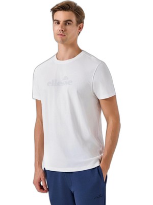 Frefly Store Ellesse Logolu% 100 Pamuk Regular Fit Bisiklet Yaka T Shirt Erkek T Shirt 6SM5017