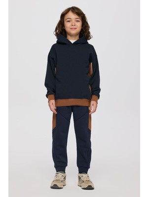 Frefly Store Erkek Çocuk Kapüşonlu Lacivert Sweatshirt 7 Yaş (122 Cm)