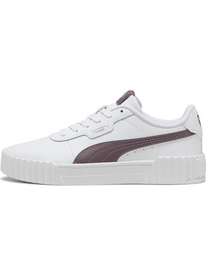 Frefly Store Puma Kadın Carina 3.0 Spor Ayakkabı Puma White-Raisin 36