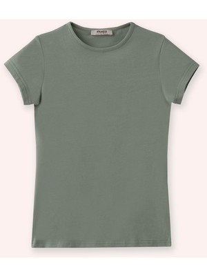 Frefly Store Kız Çocuk Yeşil Tişört 6 Yaş (116 Cm)