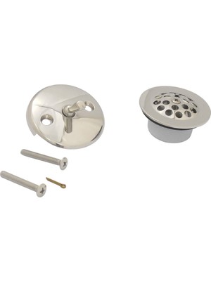 Frefly Store Kingston Brass DTL5305A6 Izgara Küvet Tahliye Kiti, Cilalı Nikel