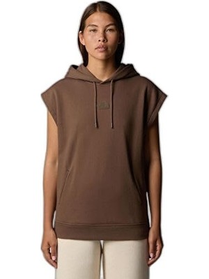 Frefly Store The North Face W Ss Relaxed Hoodie Kadın Günlük Sweatshirts NF0A8BW21OI1 Kahverengi