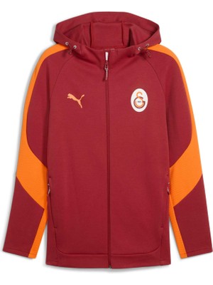 Frefly Store Puma Galatasaray Evostrıpe Erkek Kapüşonlu Ceket, Red Rhythm, Xl