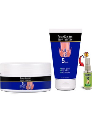 Vintessy Basurkurutan Masaj Kremi 1erli Set E Vitaminli Aslanpençesi Kestane Hellebore Çiçek Esktarları (