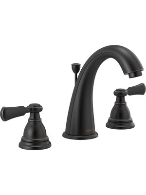 Frefly Store Peerless P3565LF-OB Elmhurst Iki Saplı Banyo Bataryası Yaygın, Yağla Pürüzsüzleştirilmiş Bronz
