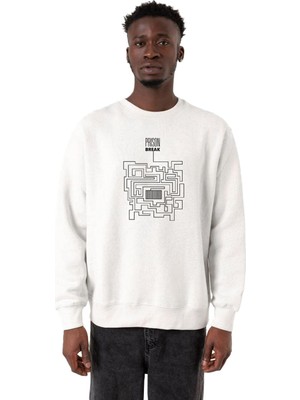 Frefly Store Tshirthane Prison Break Labyrinth Beyaz Erkek 2ip Sweatshirt P19532S4150, L