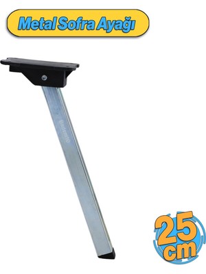 Frefly Store BADEM10 Sofra Ayağı 25 cm Metal Plastik Siyah Taban Katlanır Yer Sofrası Sini Altı Mobilya Ayak Sehpa Masa
