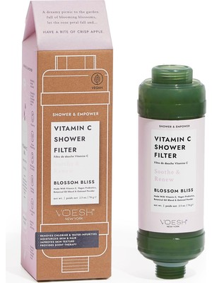 Frefly Store Voesh C Vitamini Duş Filtresi Aromaterapisi, Su Arıtıcı, Su Yumuşatıcı, Vegan Probiyotik, Spa Başlığı, Su Filtresi Self Care