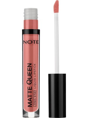 Note Cosmetics Matte Queen Lipstick 04 French Kiss Kalıcı Likit Ruj, Nude