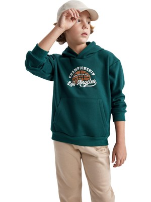 Frefly Store Defacto Erkek Çocuk Regular Fit Kapüşonlu Sweatshirt