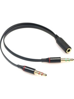 Generic Kulaklık Mikrofon Çevirici Ayırıcı Switch Splitter 3.5mm