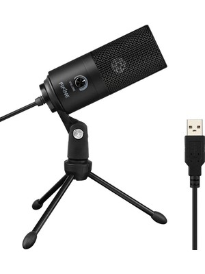 Fifine Fıfıne USB Mikrofon Pc Gaming, Mikrofon, Mac Ps4 Ps5 Için, Standlı Podcast Mikrofon, Stüdyo Kalitesi