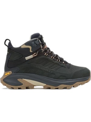 Frefly Store Merrell Moab Speed 2 Ltr Mıd Wp Kadın Bot, Black, 37.5