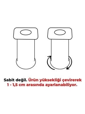 Frefly Store Plastik Ayak 10 cm Beyaz Mobilya Koltuk Dolap Komidin Gardrop Baza Ayağı 10 Adet