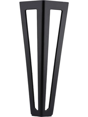 Frefly Store BADEM10 Ovit Koltuk Baza Sehpa Masa Ayağı Metal Ayak 20 cm Siyah