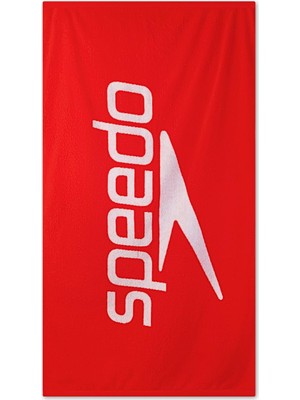 Frefly Store Speedo Unisex Logo Yüzme Bornozları Havlular, Kırmızı, Tek Beden, Kırmızı, One Size