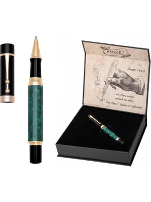 Piguet Genève Suisse Piguet Genève – Lüks ve Ergonomik Dolma Kalem & Tükenmez Kalem –taurus Serisi– Alman M Uç, Altın Kap