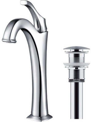 Frefly Store Kraus KBF-1201CH Arlo Banyo Musluğu, Krom