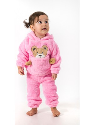 Bebesev Welsoft Peluş Unisex Kız Erkek Bebek Takımları Çocuk Giyim Bebek Giyim