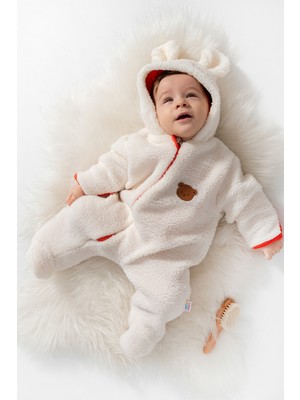 Baby Animals Welsoft Peluş Kuzu Katlanır Eldivenli %100 Pamuk Astar Unisex Kız Erkek Çocuk Bebek Uyku Tulumu