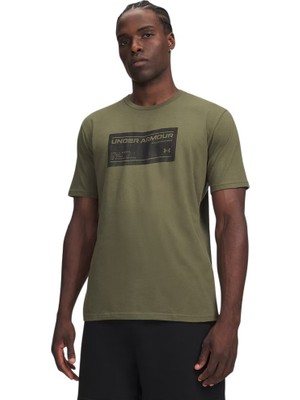 Under Armour Ua M Box Wm Label Ss Yeşil Erkek Tshirt