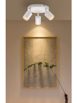 Spor Modern Üçlü LED Avize Spot Plofonyer Hareketli Avize MYL00286212B1