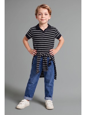 DeFacto %100 Pamuk Düz Paça Jean Pantolon Erkek Bebek G6714A526SP