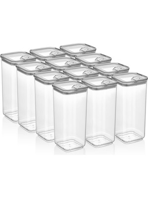 1001 Pratik Kare Saklama Kabı, 3X1700 ml