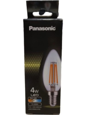 1001 E14 Fil Lamba, Sarı Işık 4W 470LM 2700K Clear