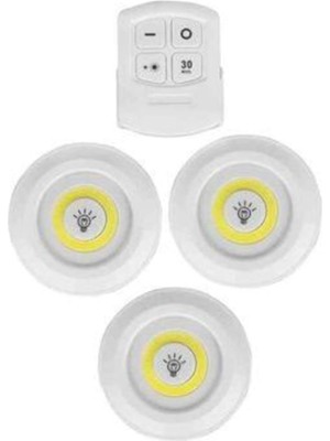 1001 LED Işık Kablosuz Uzaktan Kumandalı LED Ampul Seti 3'lü Set