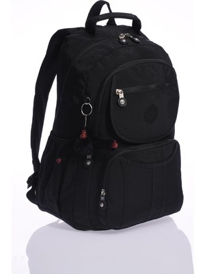 1001 EBA-8860 Klinkır Okul Çantası Sırt Çanta Günlük Gezi Spor Seyahat Tatil Çok Gözlü Laptop B