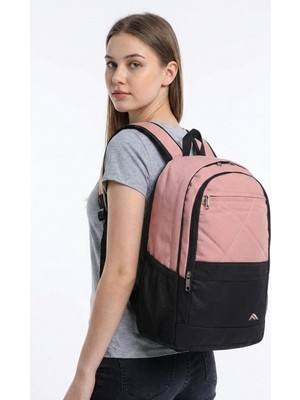 1001 PL-0303 Unisex Okul ve Seyahat Çantası Gülkurusu