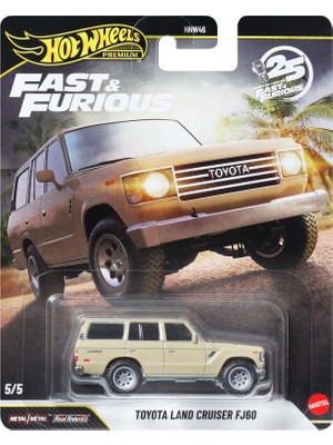 1001 Premium Fast & Furious Toyota Land Cruiser FJ60, Die-Cast Model, JHW76 - HNW46 1:64 Ölçek, Koleksi