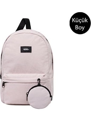 1001 Old Skool Mını Backpack Sırt Çantası-En: 21 Cm, Boy: 32 Cm, Derinlik: 13 cm VN000Q9AH8H1 Pembe