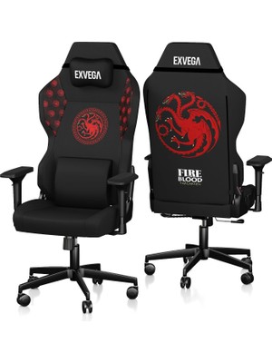 1001 Andromeda Game Of Thrones Targaryen House Lisanslı Oyuncu Koltuğu