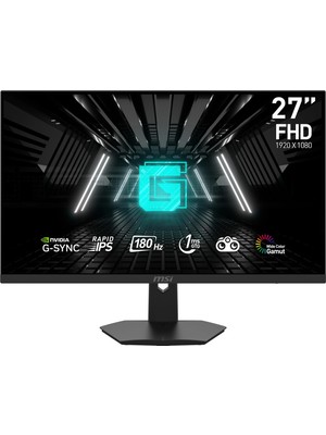 1001 27" G274F 1920X1080 (Fhd) 16:9 Flat Rapıd IPS 180HZ 1ms Adaptıve-Sync Gaming (Oyuncu) Monitör