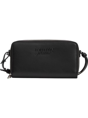1001 Tommy Hilfiger Tjw Must Purse Wallet Large Za Kadın Fermuarlı Cüzdan Black Os